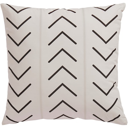 Kallan White/Black Pillow